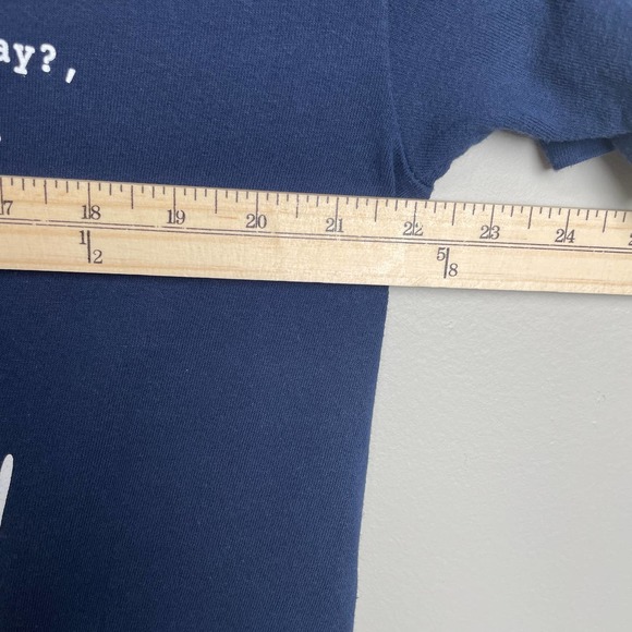 Canada Funny Canadian Pride Graphic Short Sleeve Crew Neck Tee Blue Red White L - Picture 4 of 5